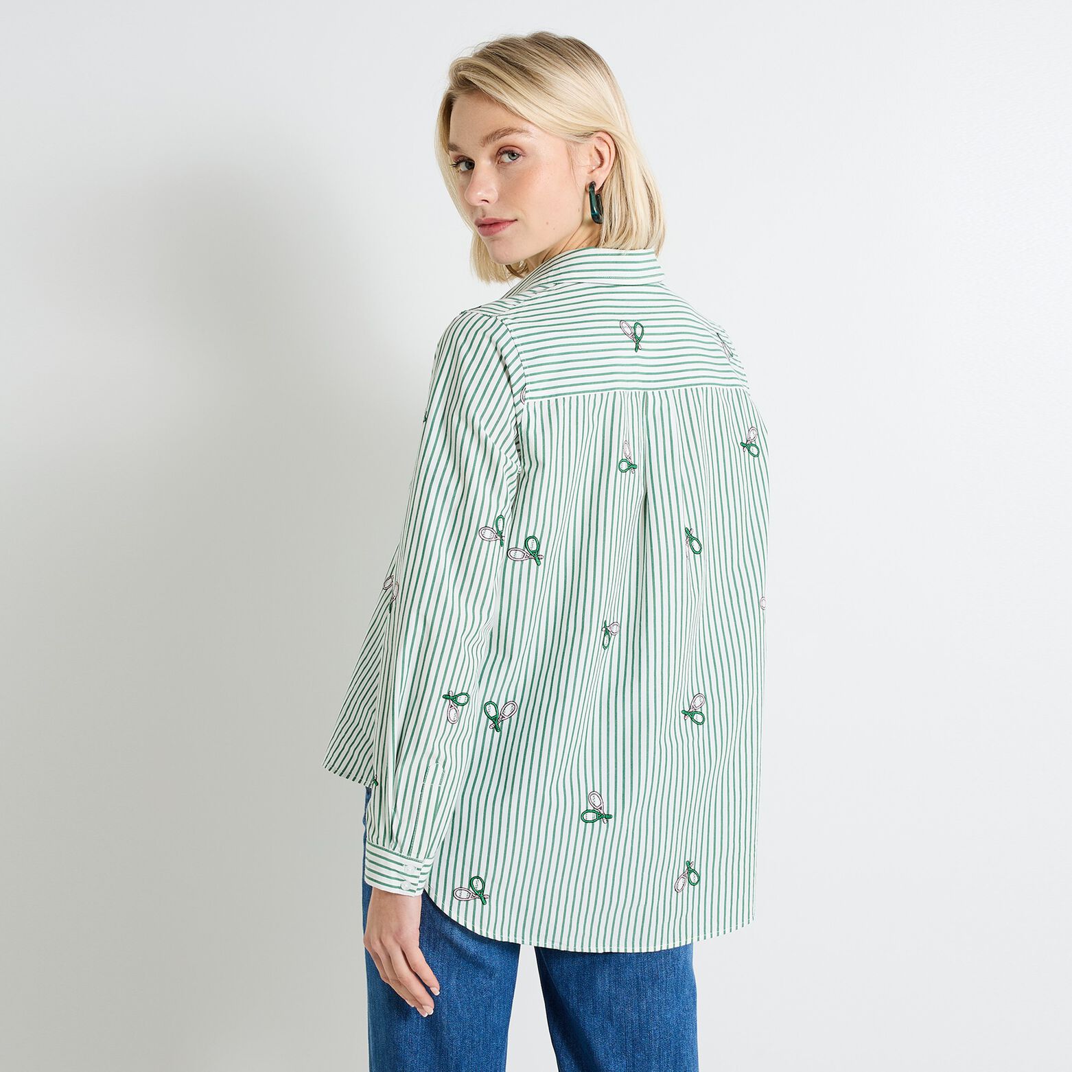 Chemise rayée femme