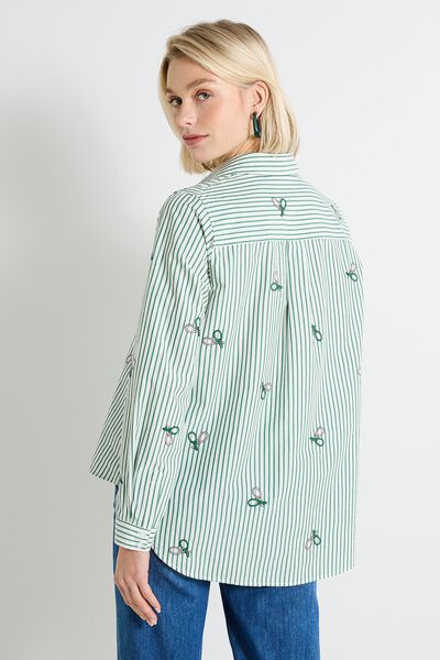 Chemise rayée femme