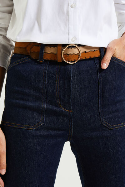 Ceinture à patches femme
