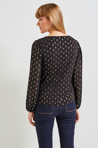 Tshirt col V femme