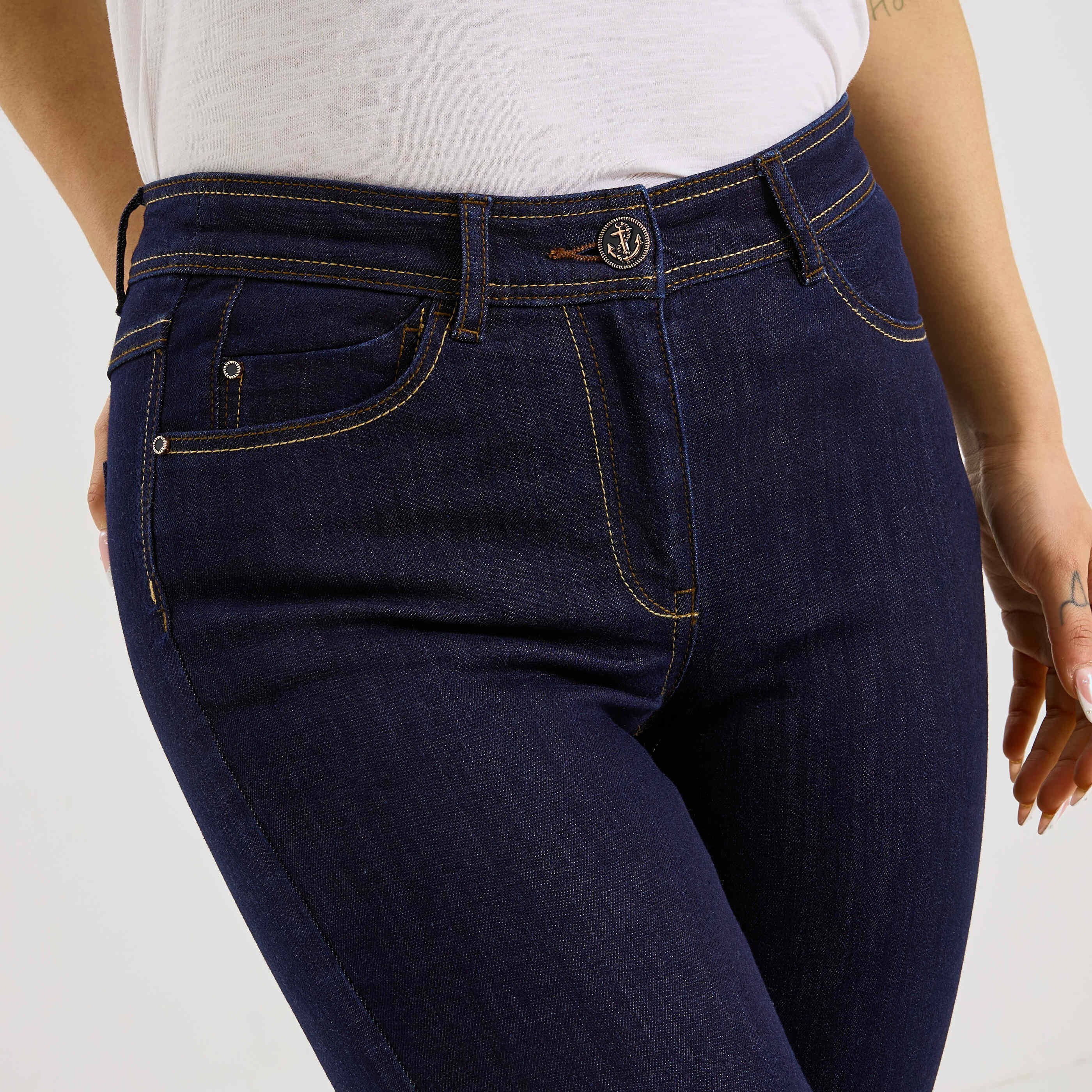 Corsaire en jean femme