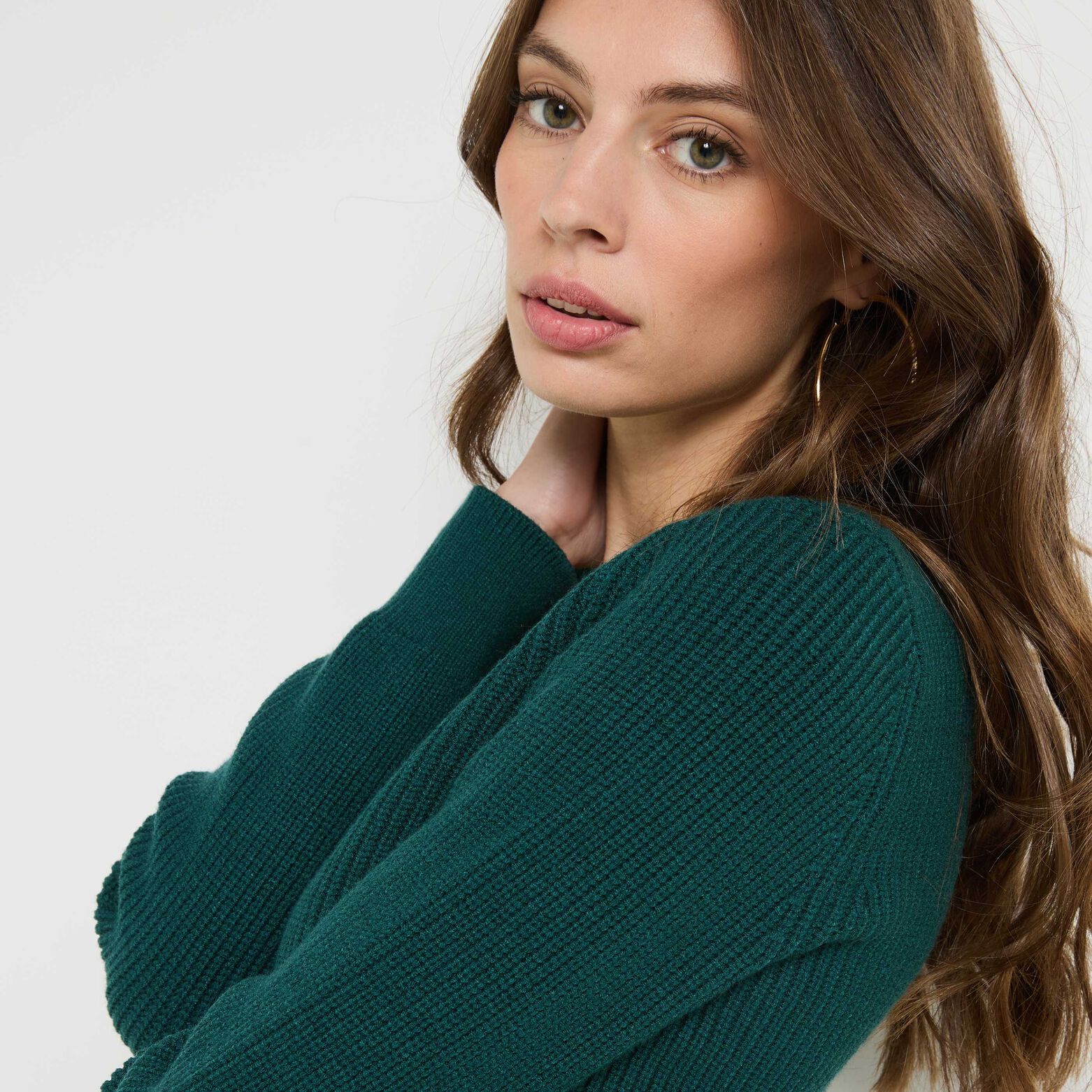 Gilet côtelé femme