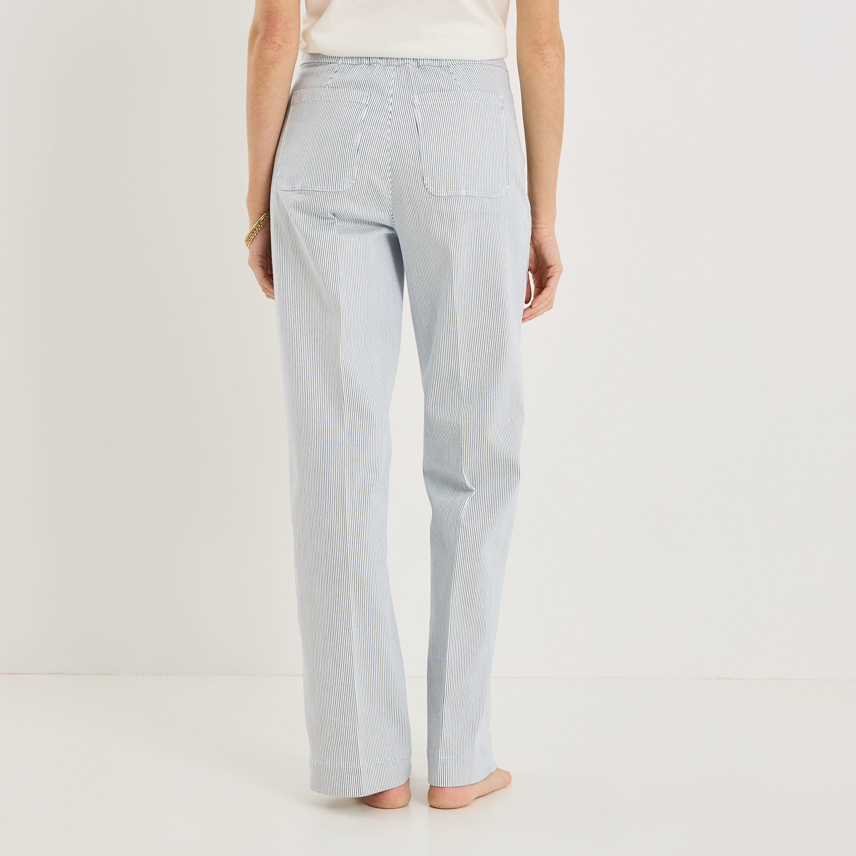 Jean flare ray&eacute; TALL MALO F02 femme