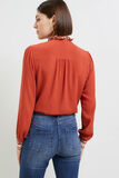 Chemise col montant femme
