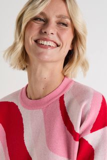 Pull col rond femme