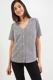 Chemise brodée femme