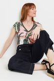 T-Shirt col V femme