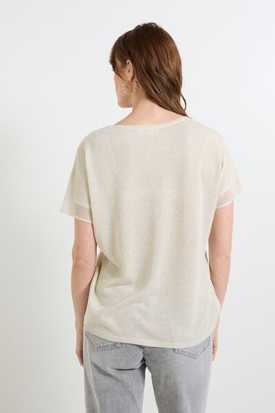 Pull manches courtes femme