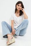 Tshirt maille ajourée femme