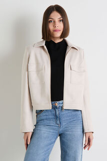 Blouson suédine femme