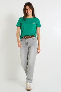 T-shirt col rond femme