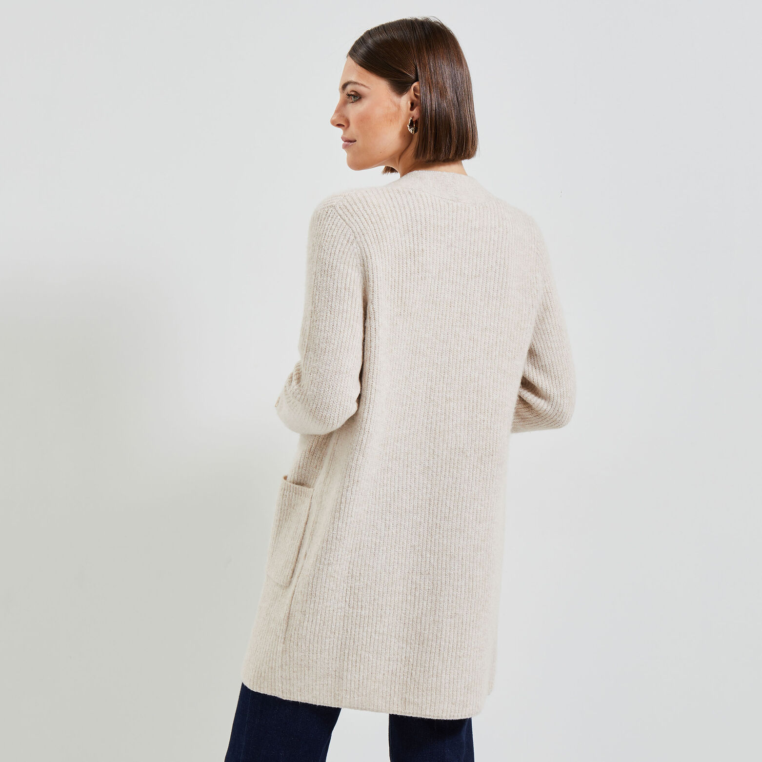 Gilet long femme