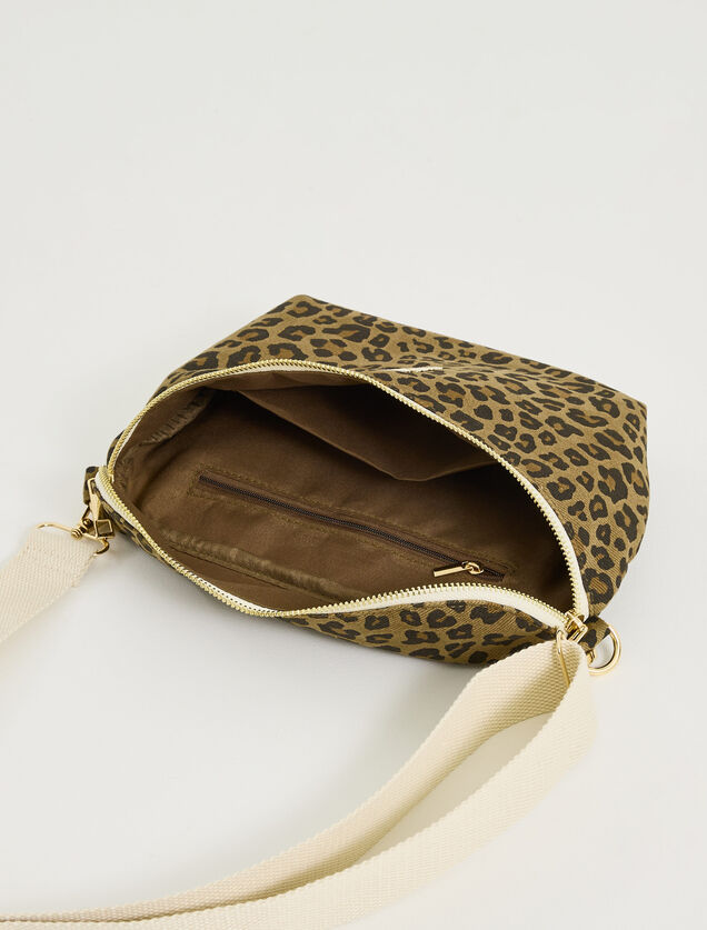 Sac banane imprim&eacute; l&eacute;opard femme