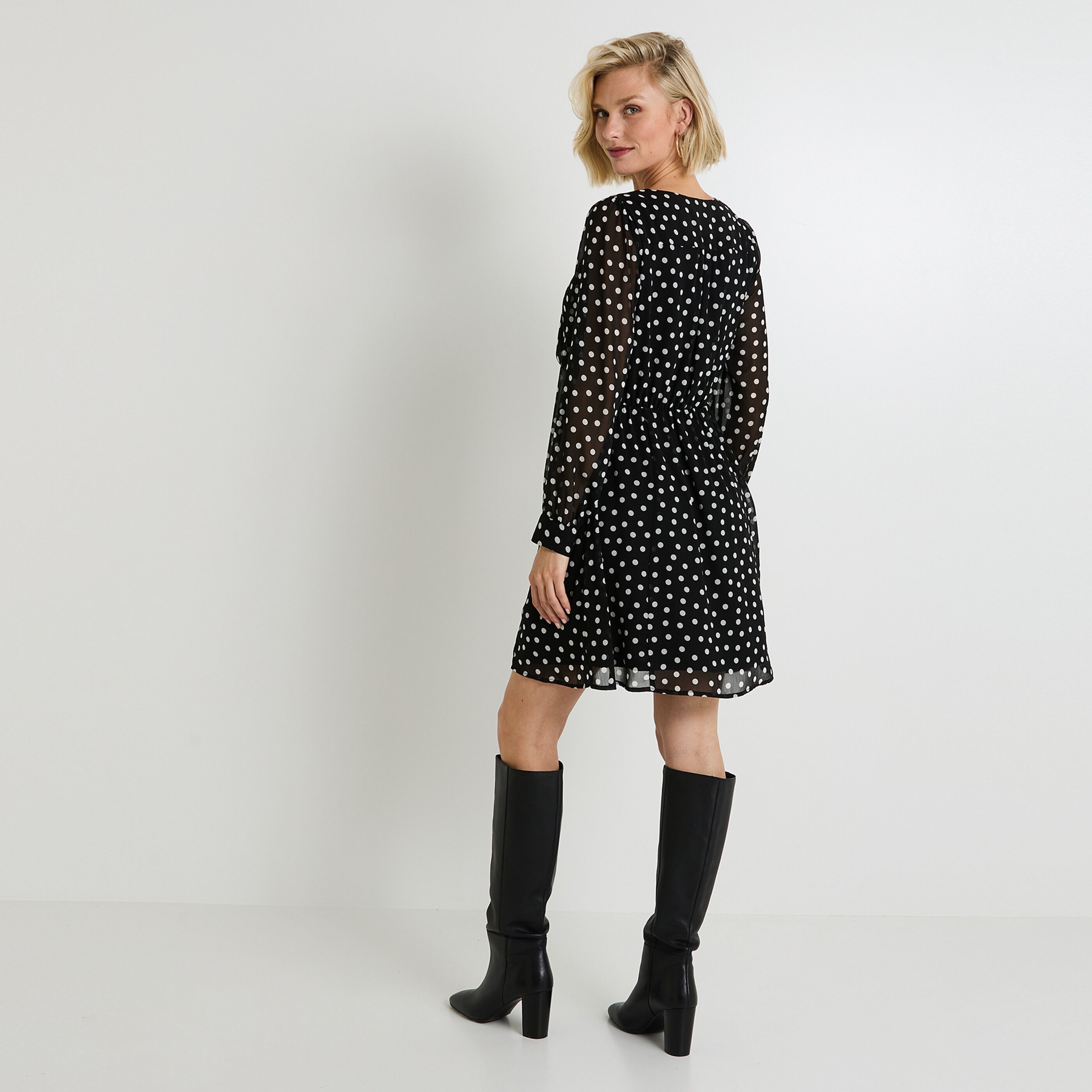 Robe imprim&eacute;e femme