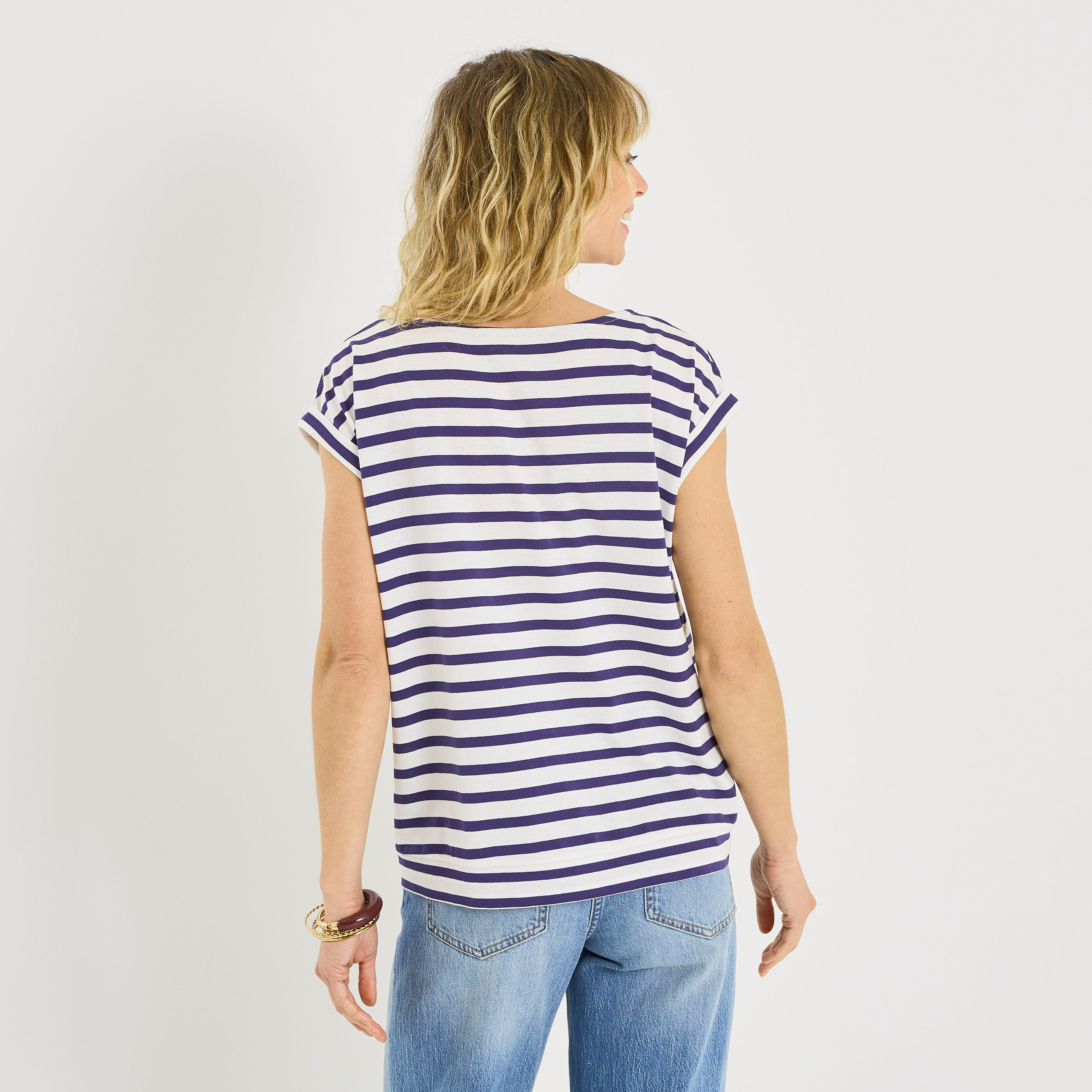 T-shirt col rond femme
