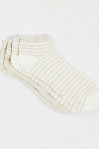 Lot de 2 paires de socquettes femme