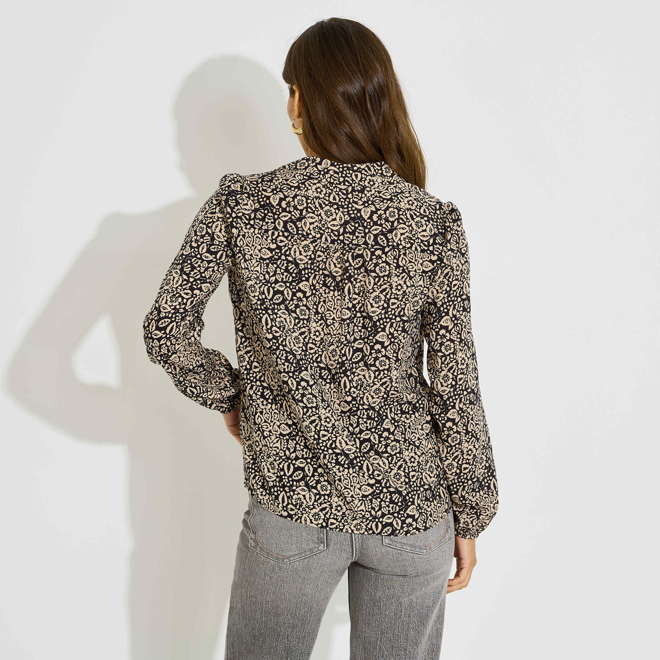 Blouse imprim&eacute;e femme