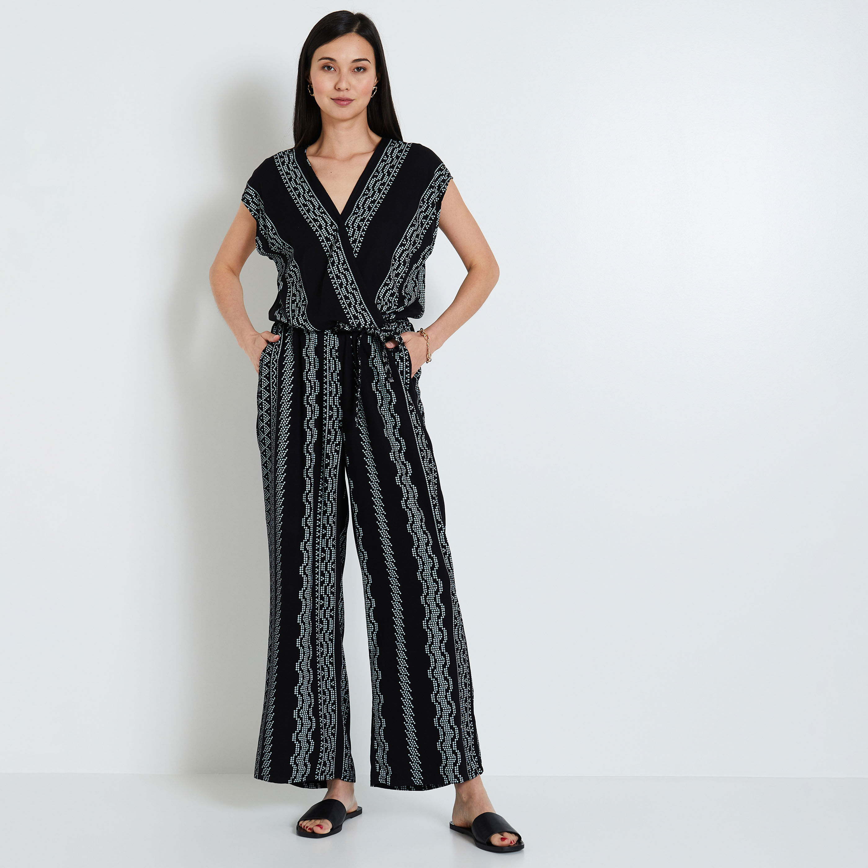 Combinaison imprim&eacute;e femme