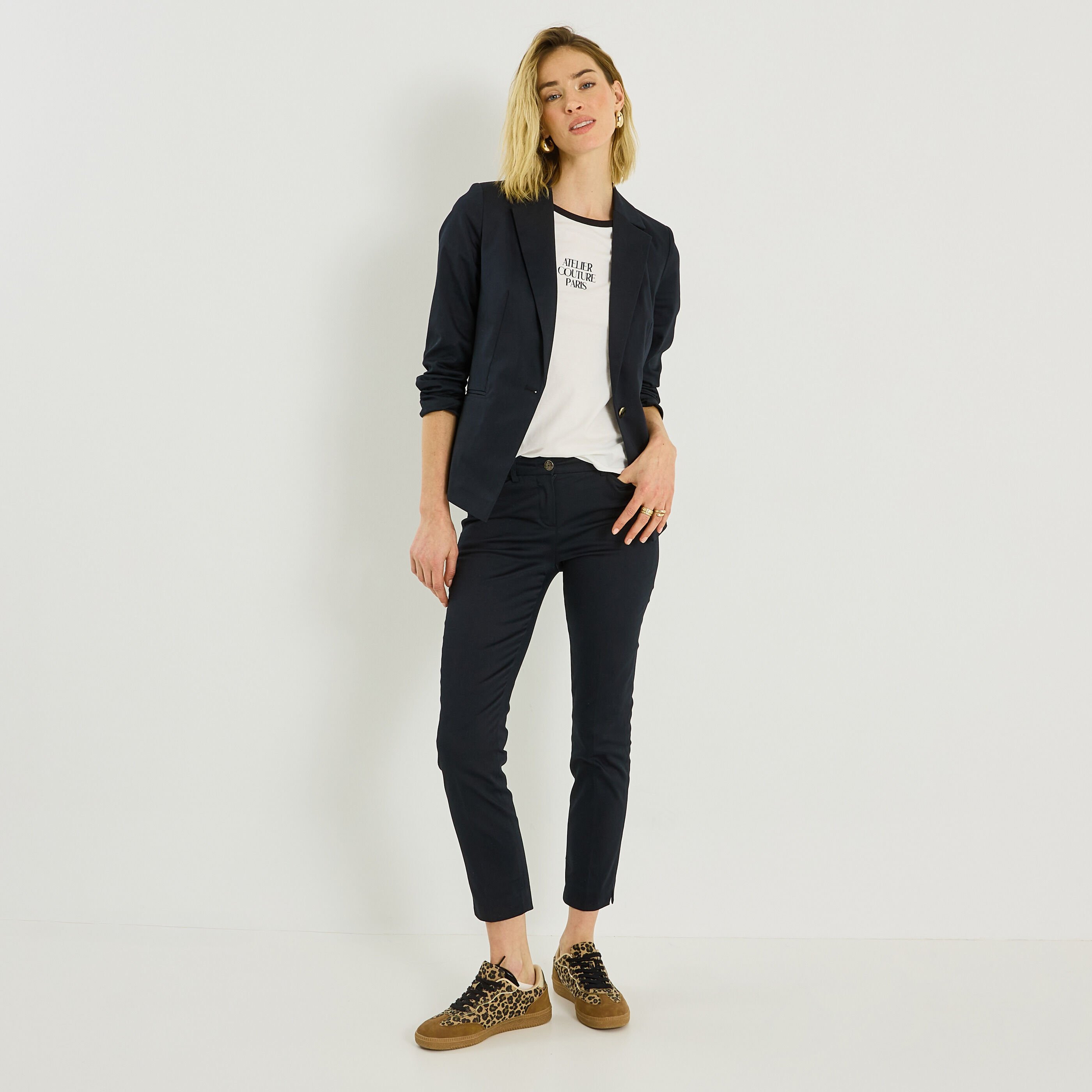 Veste blazer structur&eacute;e femme