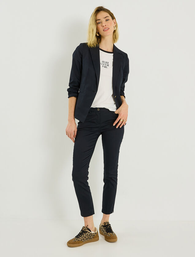 Veste blazer structur&eacute;e femme