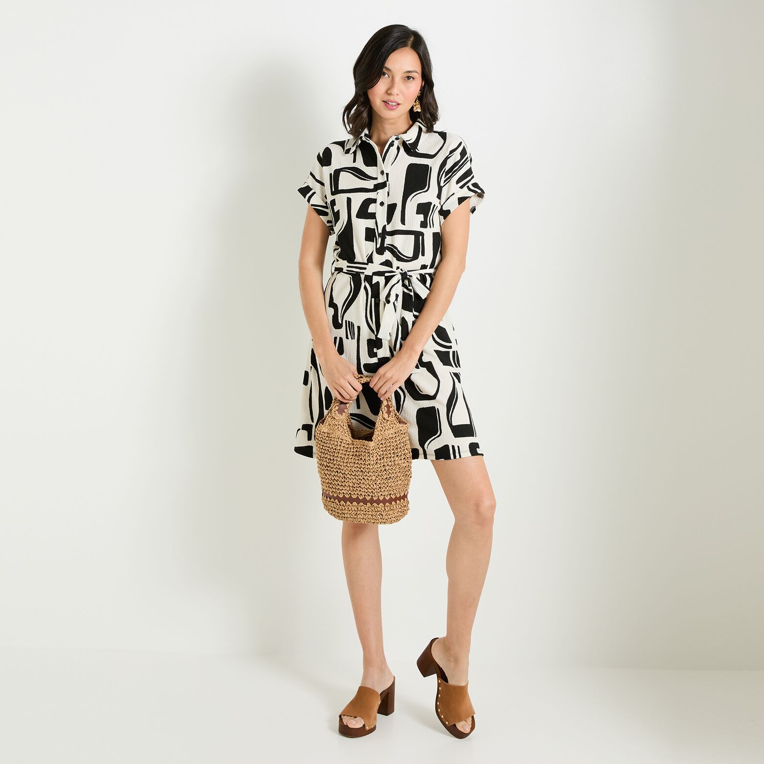 Robe imprimée femme