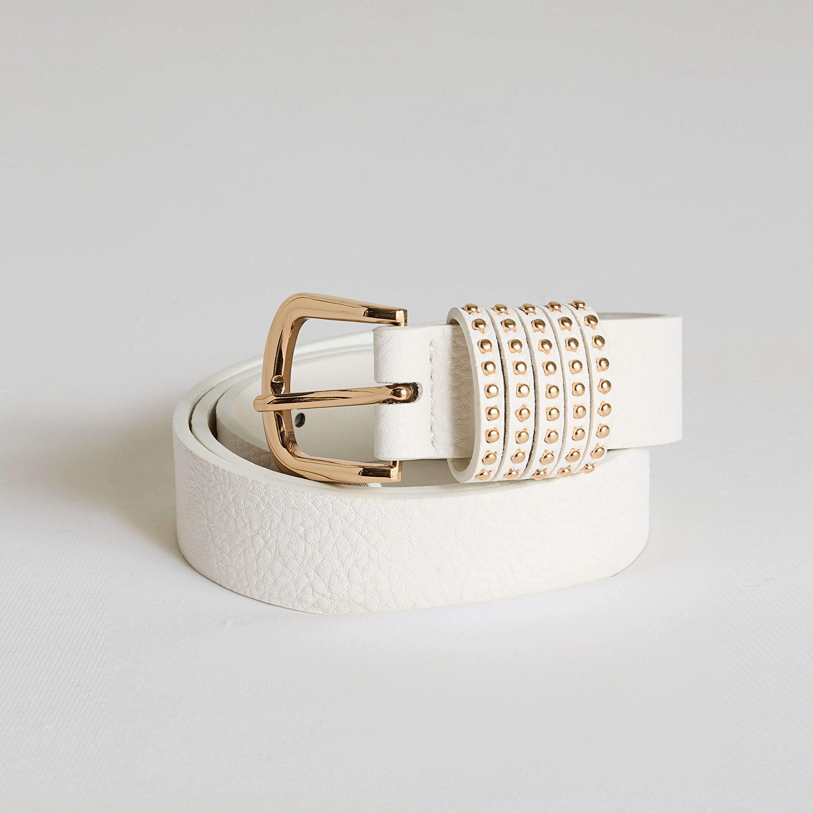 Ceinture fantaisie femme BLANC Graindemalice