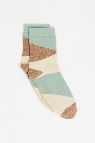 Chaussettes color block femme