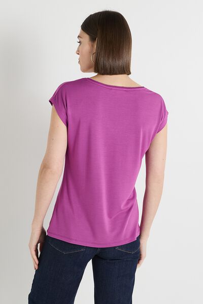 T-shirt col V femme