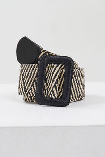 Ceinture large élastiquée femme