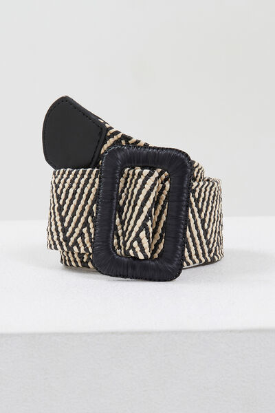 Ceinture large élastiquée femme