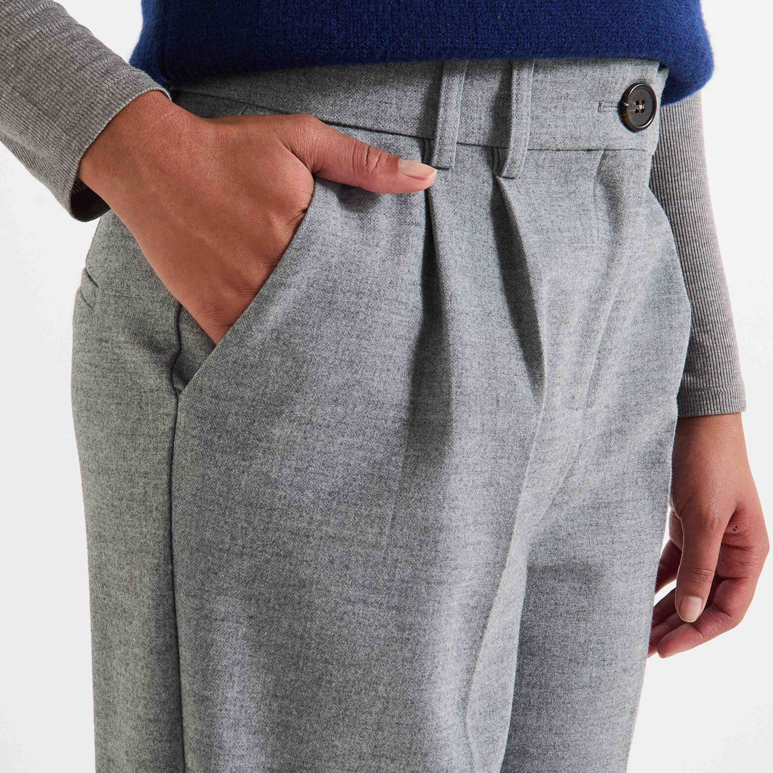 Pantalon large femme