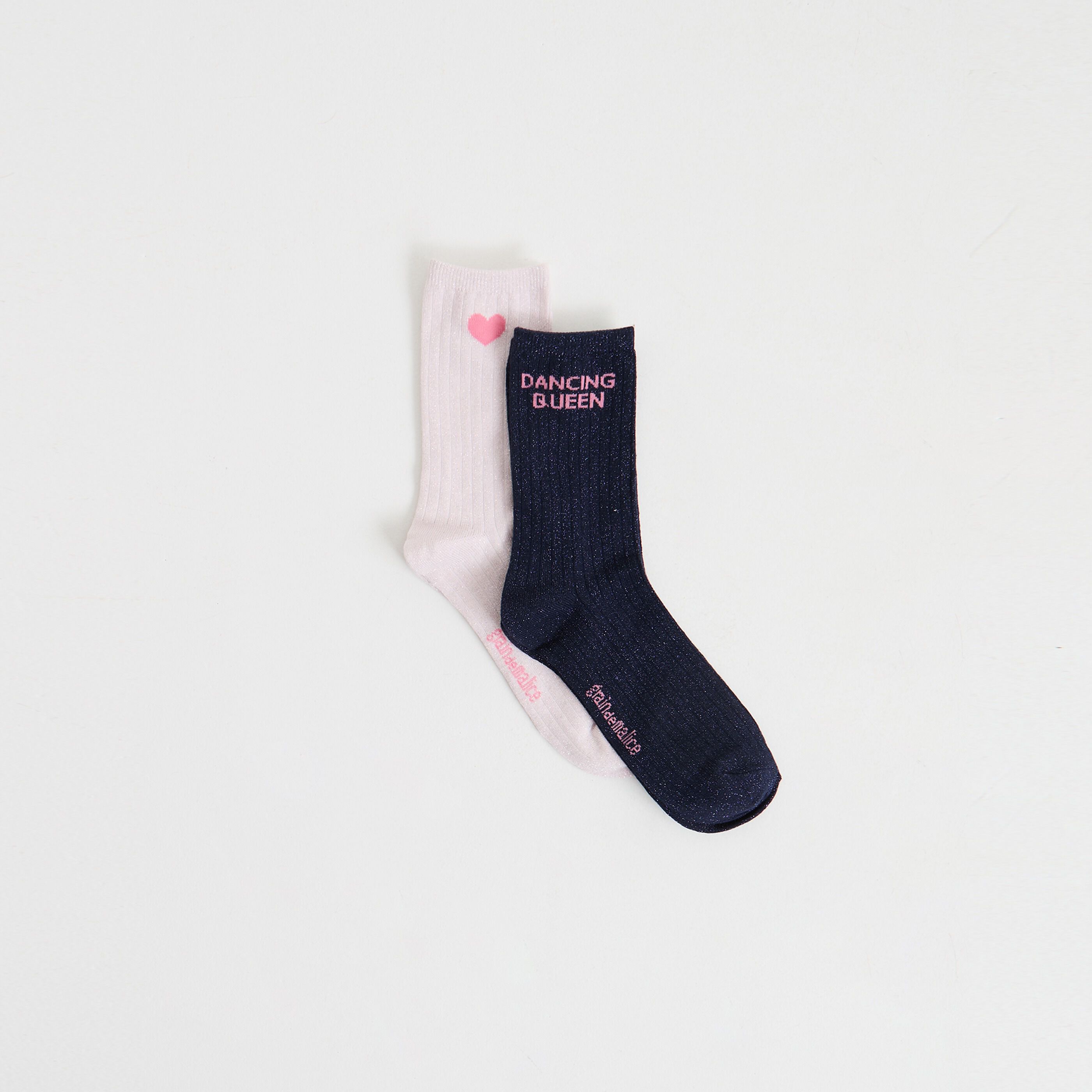 Lot de 2 paires de chaussettes femme