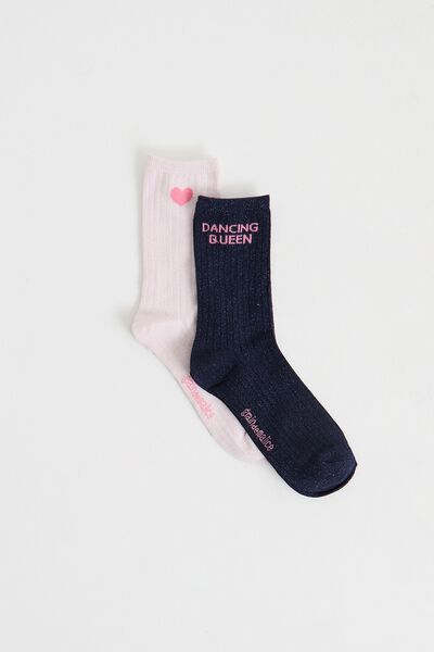 Lot de 2 paires de chaussettes femme