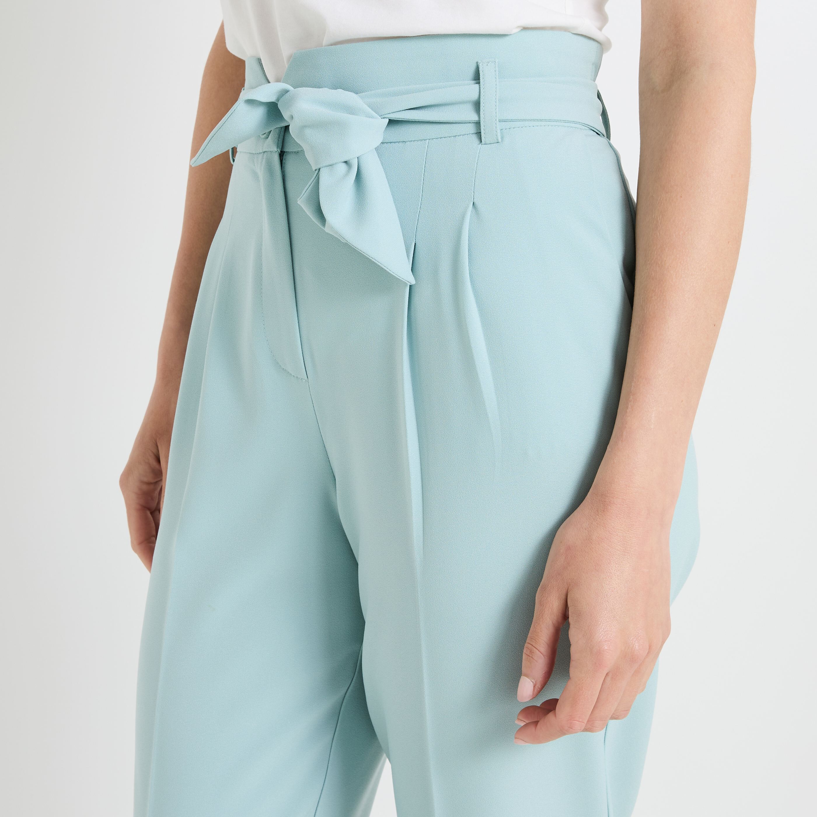Pantalon cigarette femme