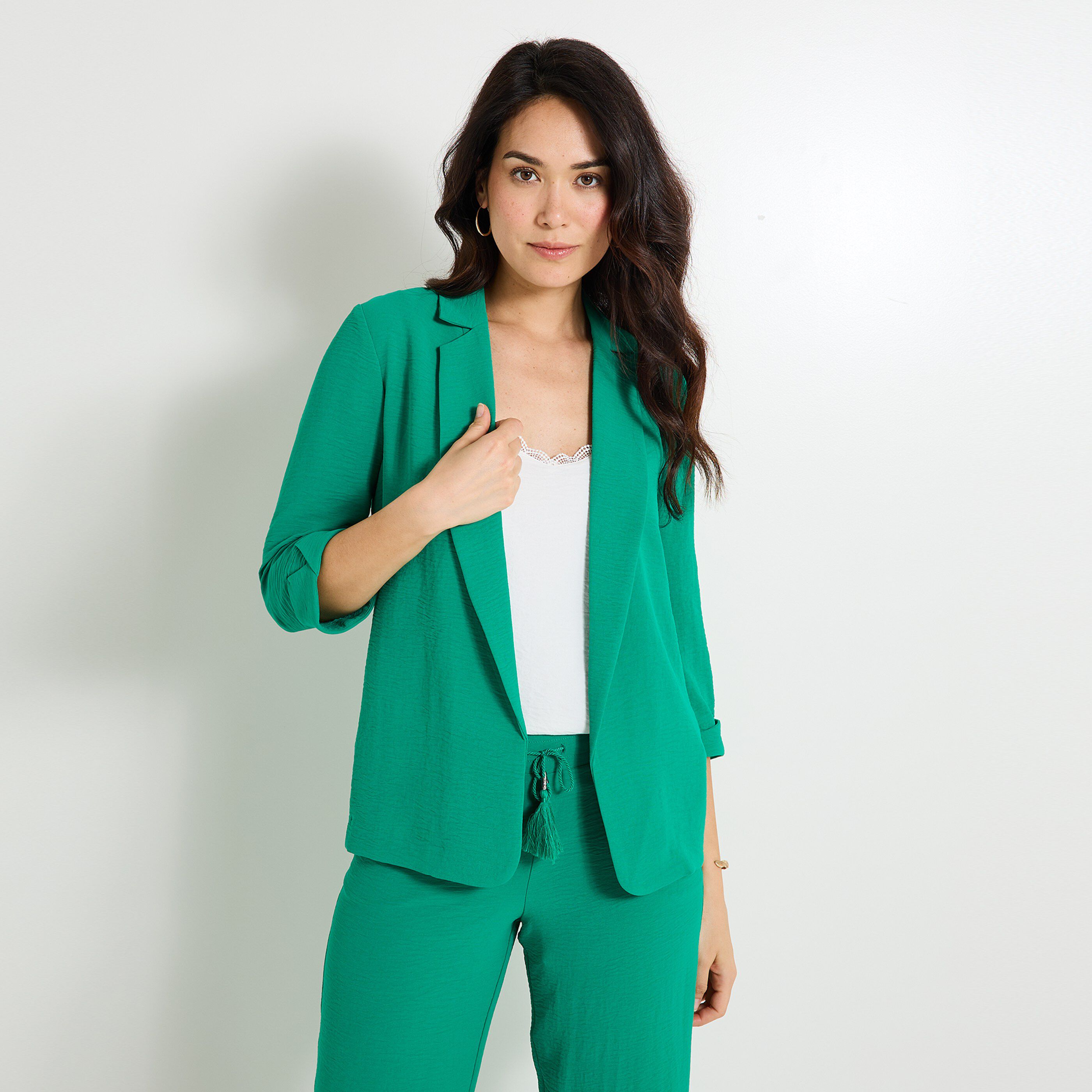 Veste blazer fluide femme