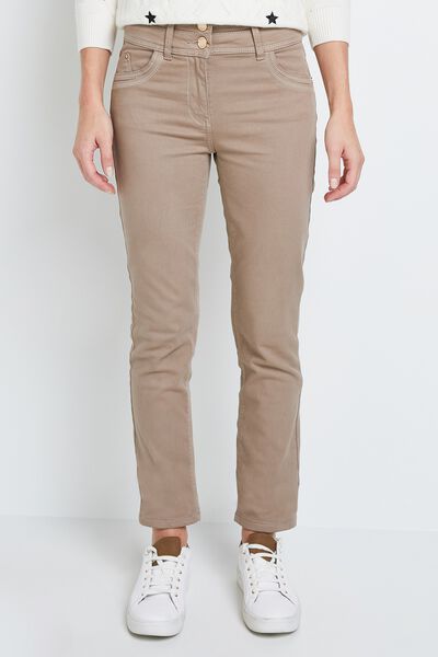 Denim couleur taille haute FIGARI femme