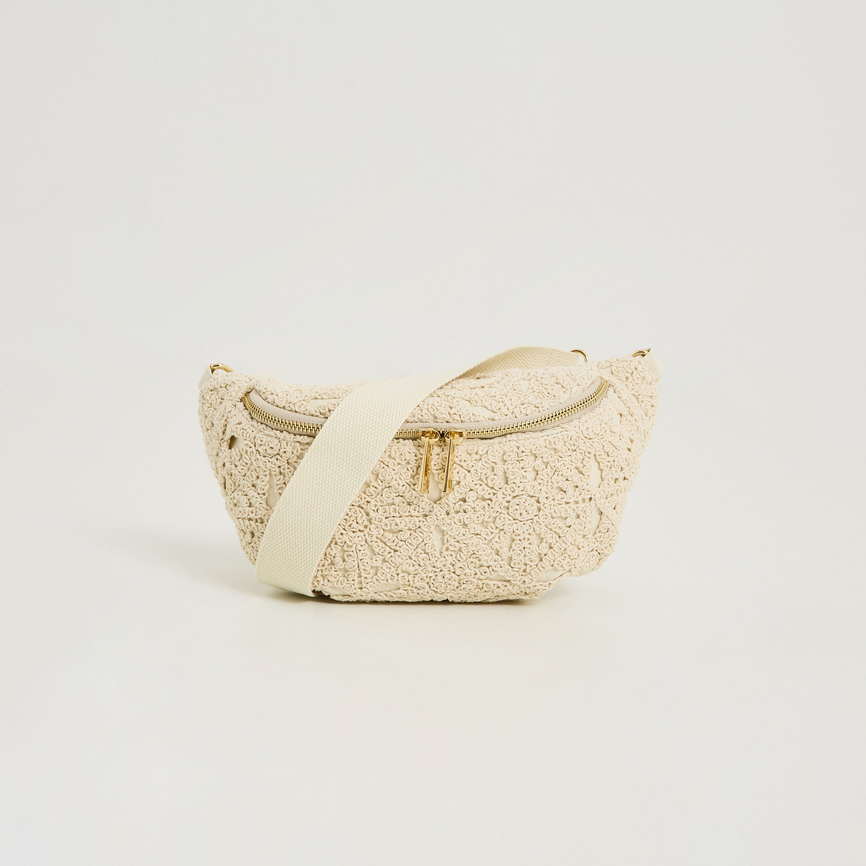 Sac banane en crochet femme