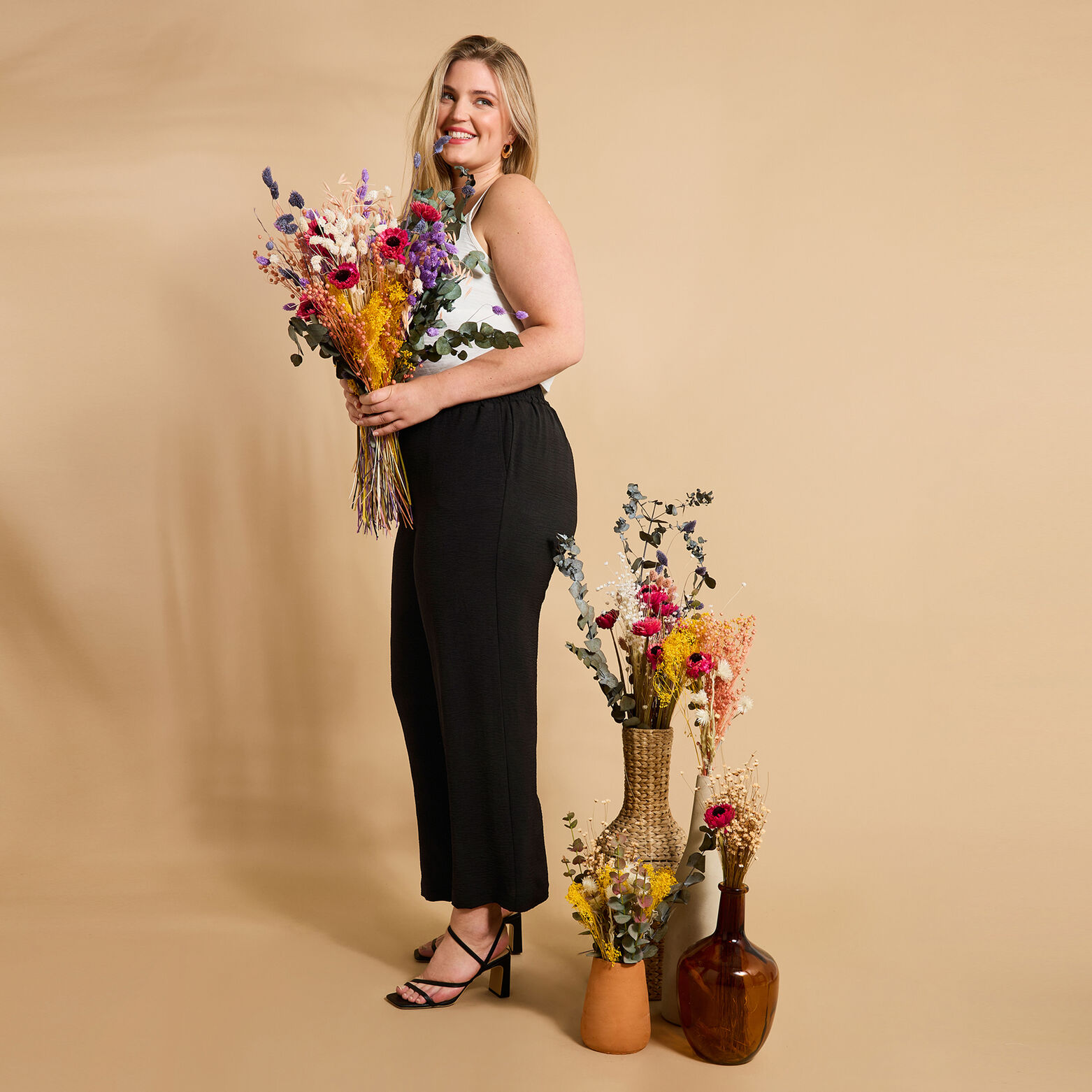 Pantalon fluide femme
