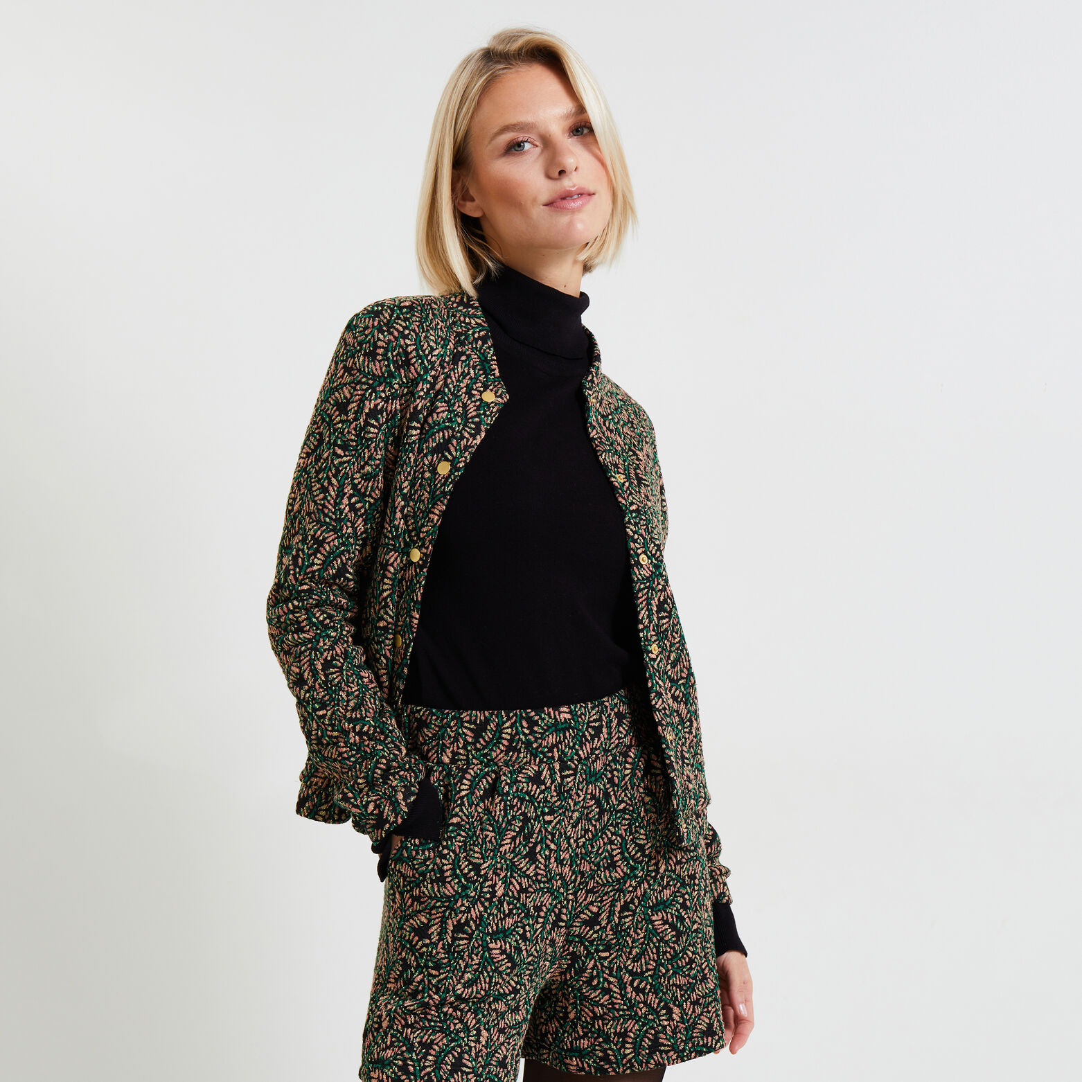 Bomber imprimé femme