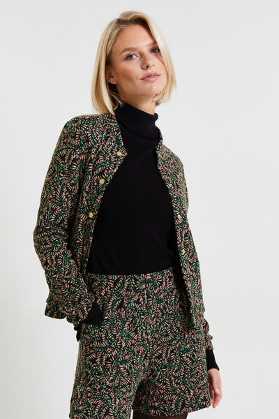 Bomber imprimé femme