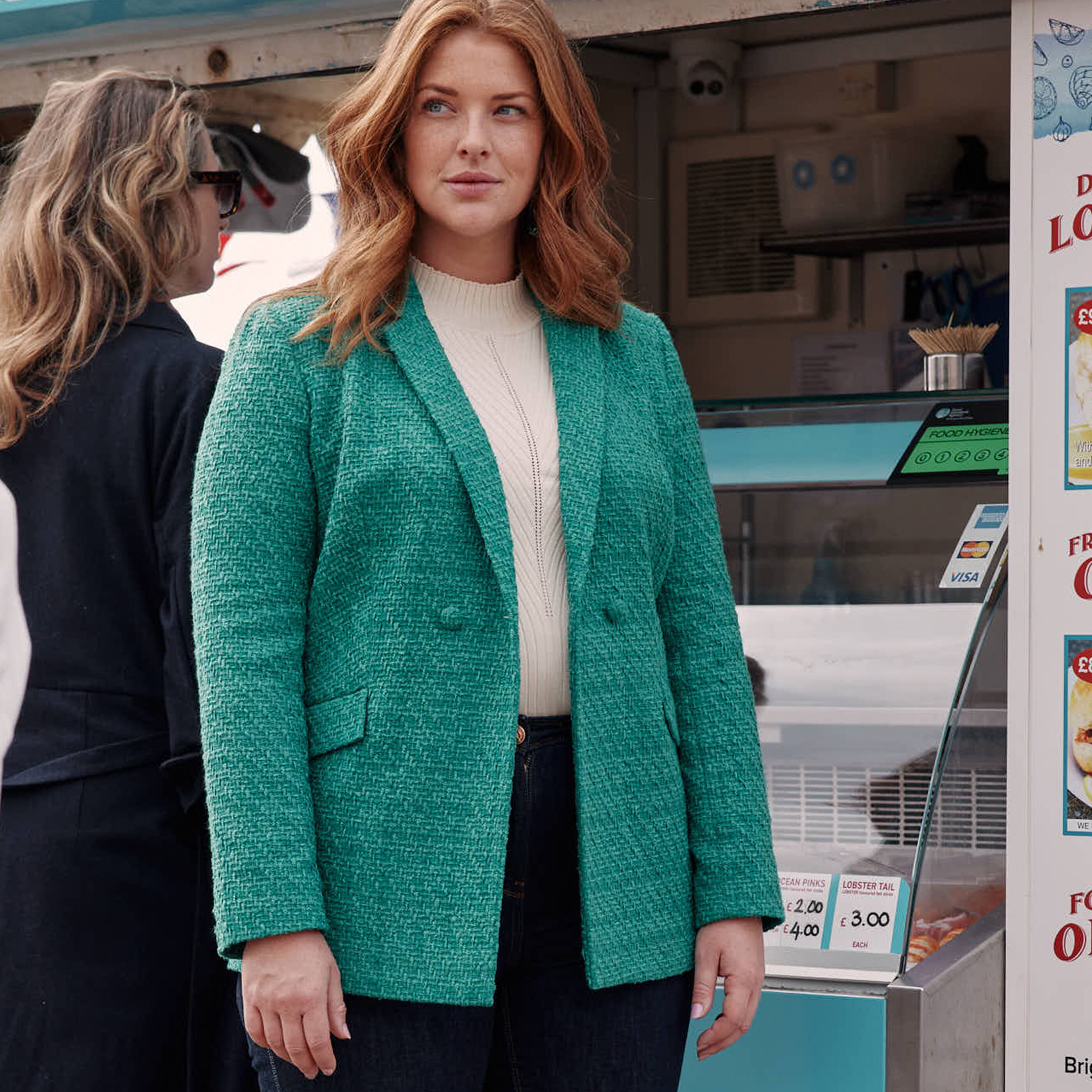 Veste blazer sales en tweed femme