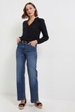 T-shirt col victorien femme