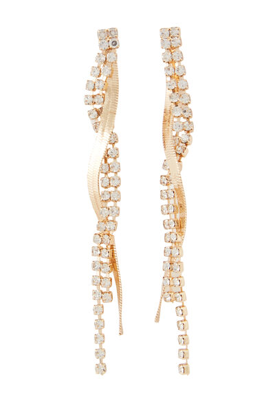 Boucles d'oreilles strassées