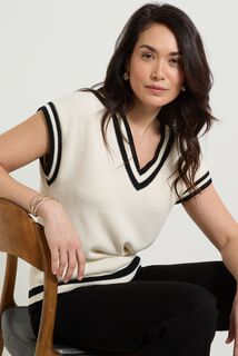 Pull manches courtes femme