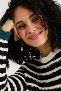 Pull col rond femme