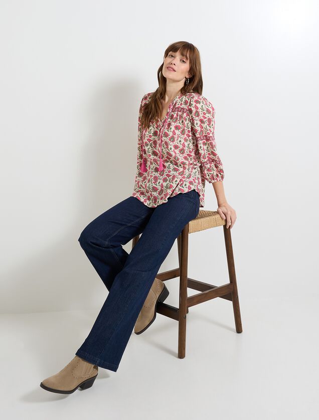 Blouse imprimée femme