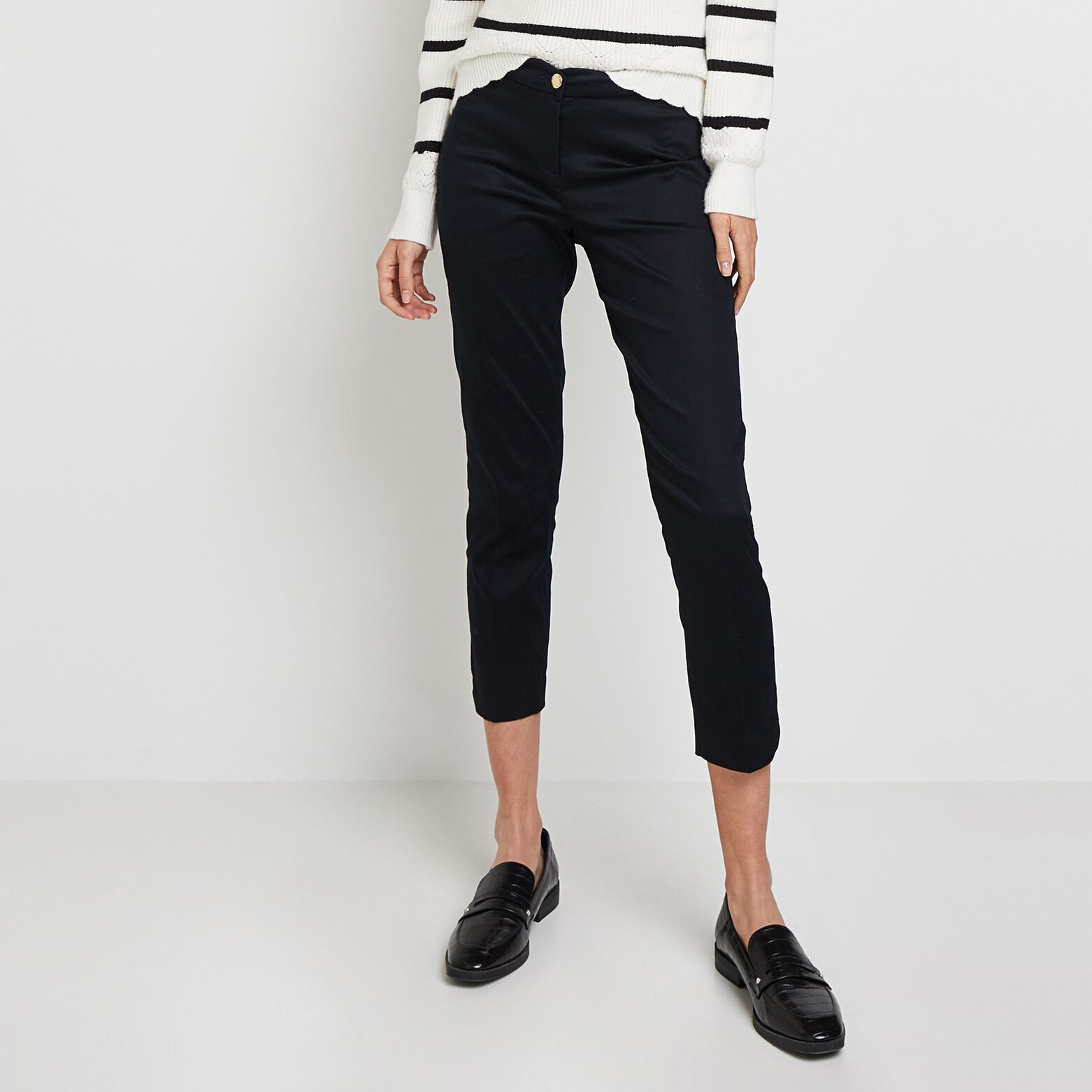 Pantalon raccourci femme