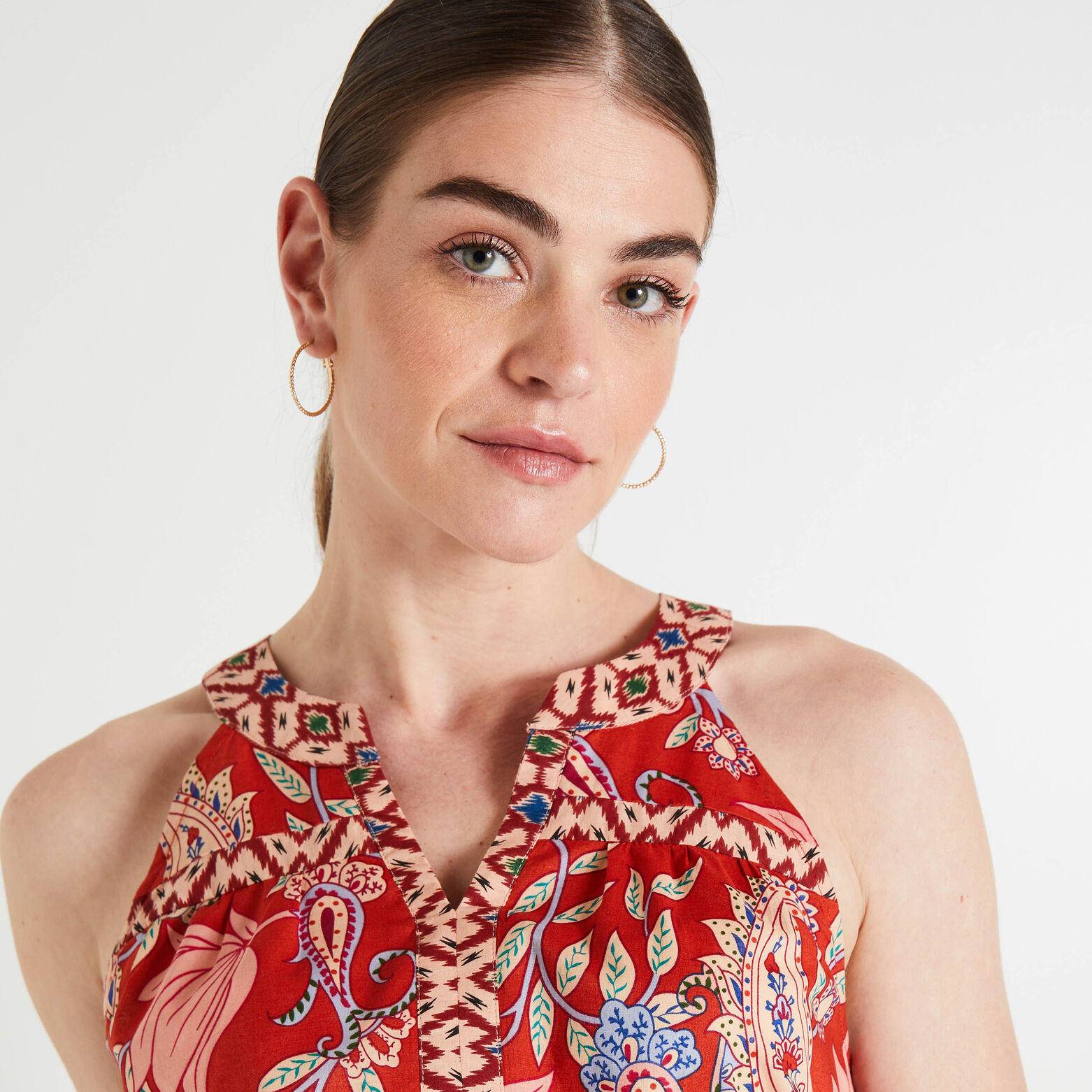 Top imprimé femme