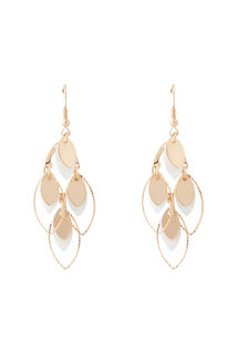 Boucles d'oreilles navettes lisses 