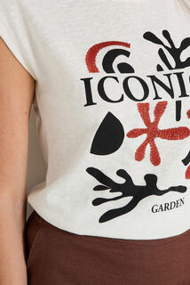 T-shirt col rond femme